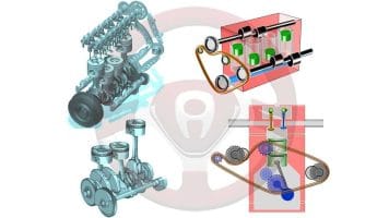 Árboles de equilibrado del motor